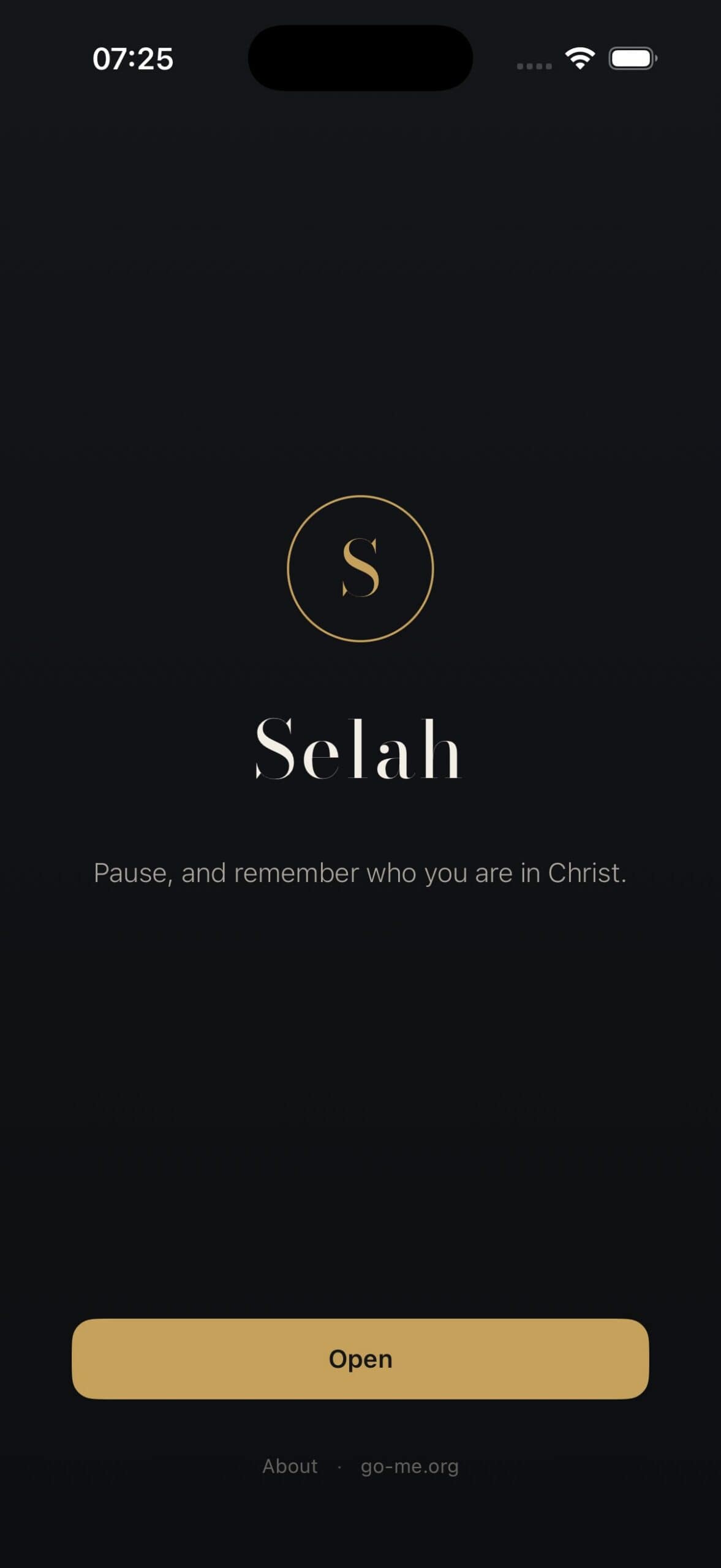 Selah cover screen